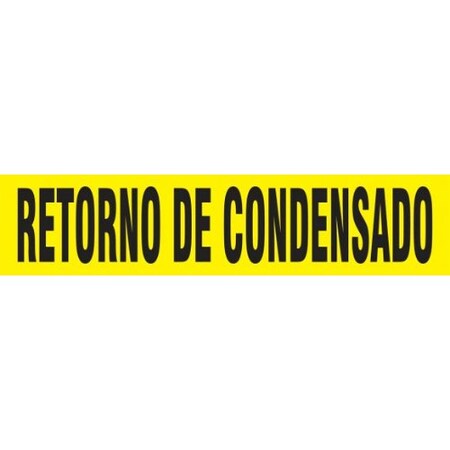 Accuform SPANISH PIPE MARKER RETORNO DE SHRPK237STE SHRPK237STE